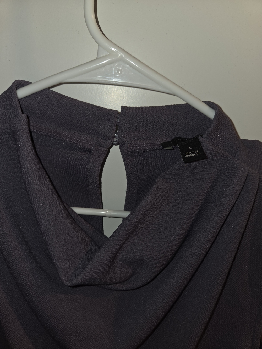 Ann Taylor Purple Cowl Neck Sleeveless Top - Picture 3 of 3